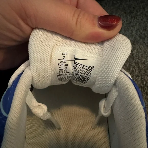 Nike Air Max 90 USA 2021 Sneakers Hyper Royal Blue Men's US 7 Women's 8.5 - Picture 5 of 5